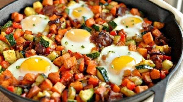 Recipe: Sweet Potato and Bacon Breakfast Skillet | Dr. Mike's Fitness